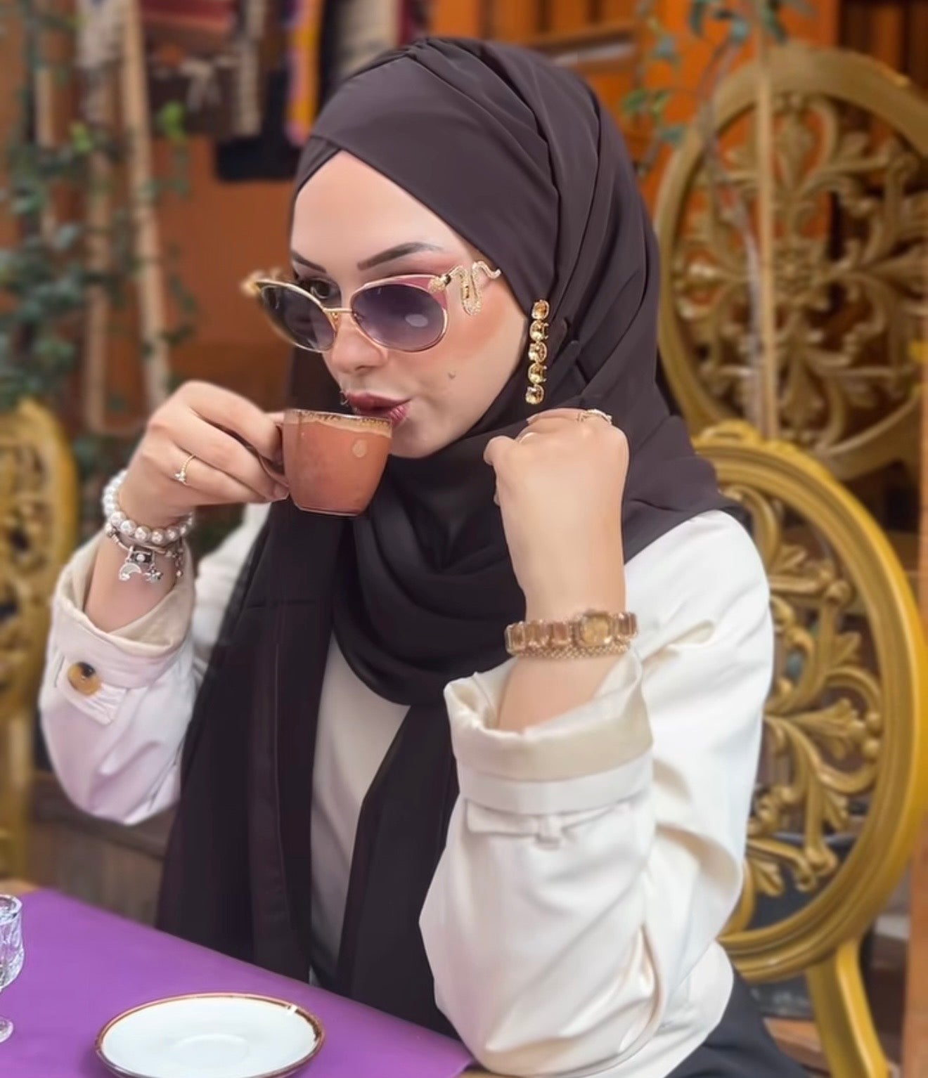 Acı Kahve Bone Şal