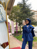 Şal Yaka Lacivert Takım