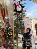 Siyah Parlak Şişme Yelek